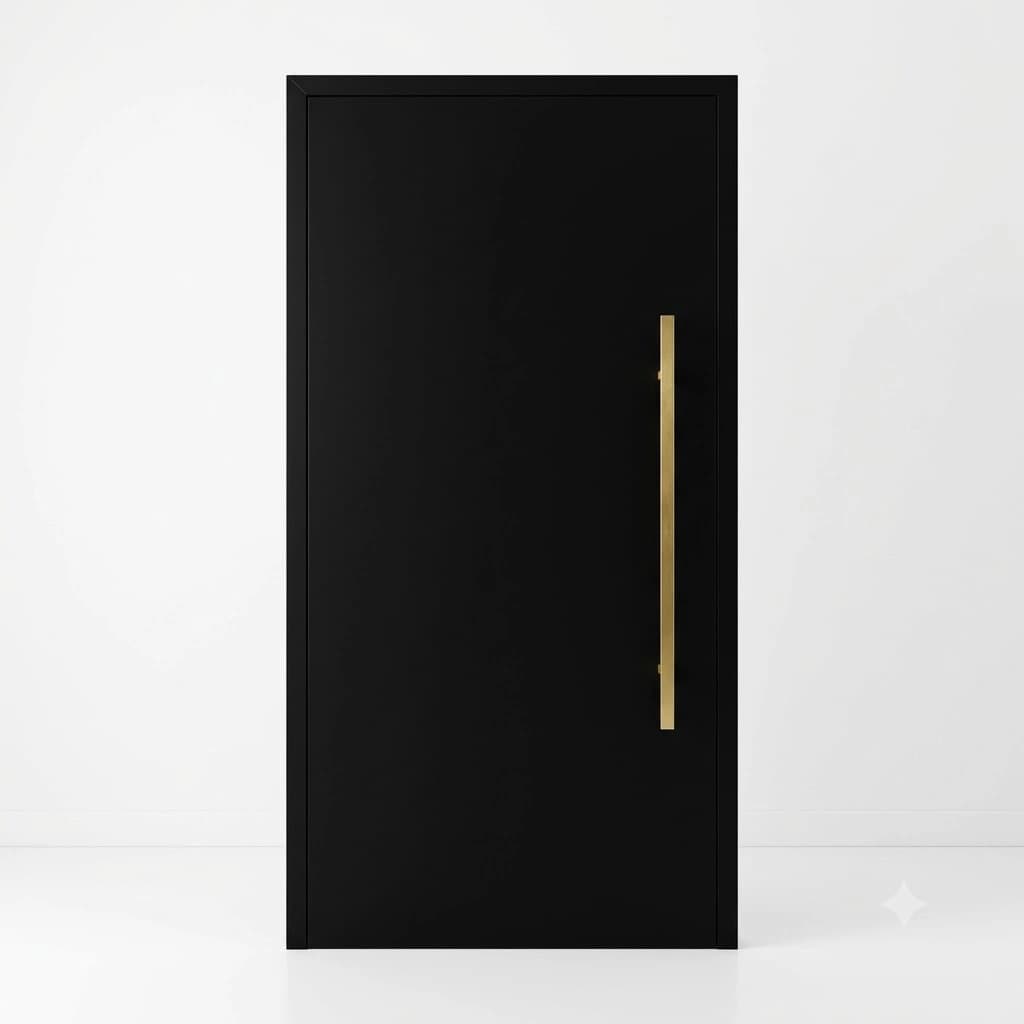 Black Matte Laminated Door