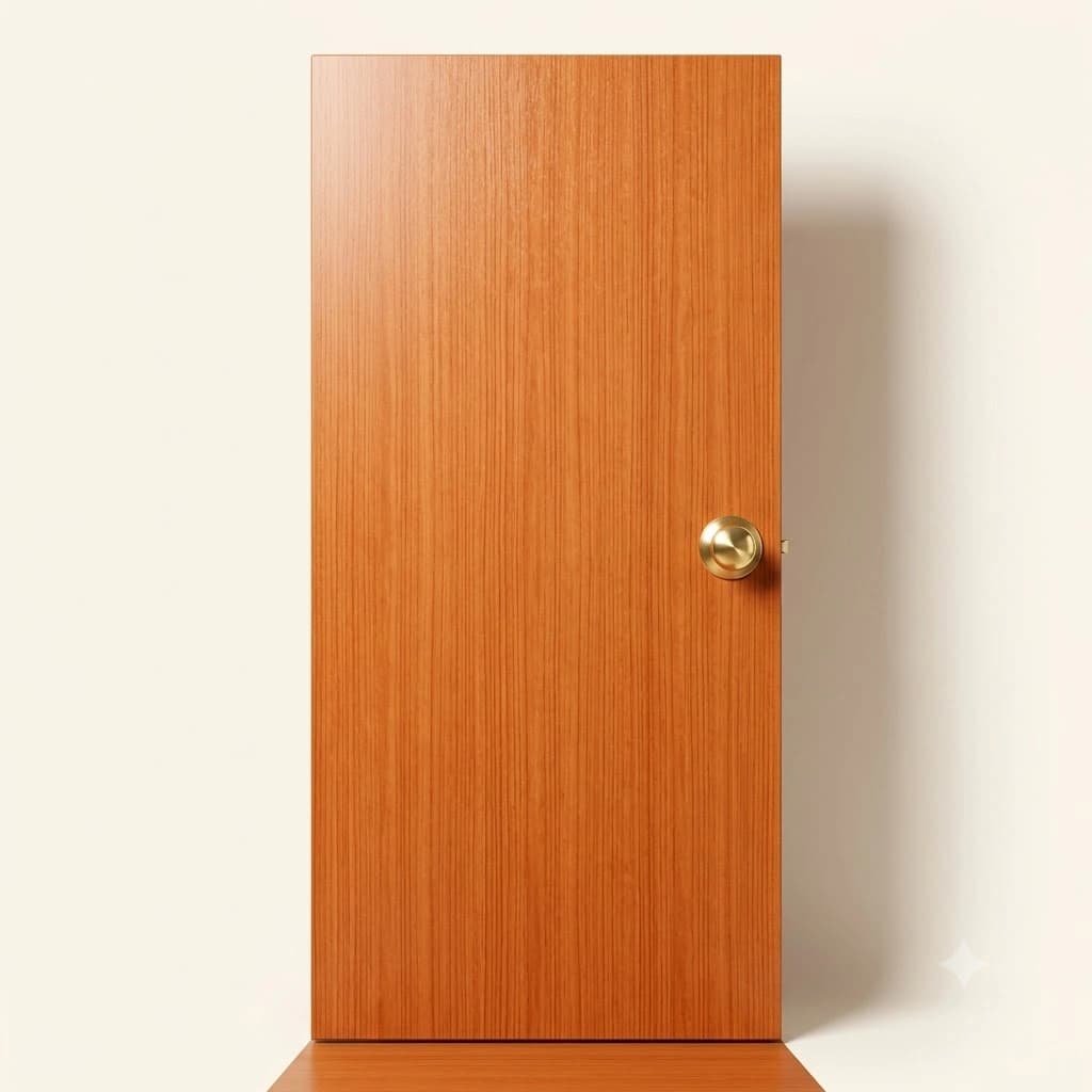 Cherry Wood Finish Laminated Door