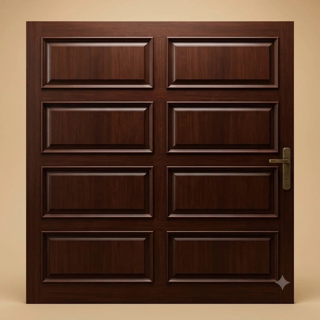 Colonial 8-Panel Mahogany Door