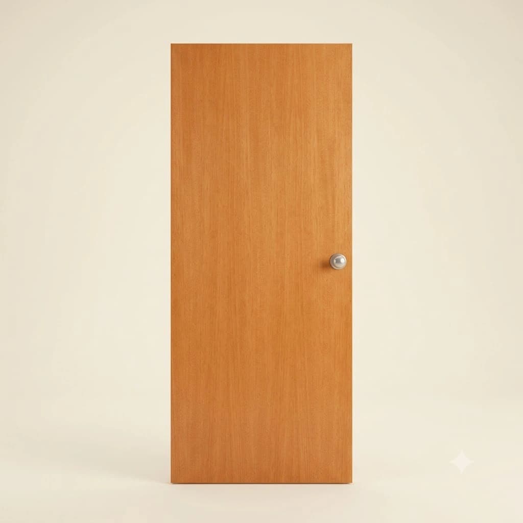 Meranti Hardwood Bedroom Door