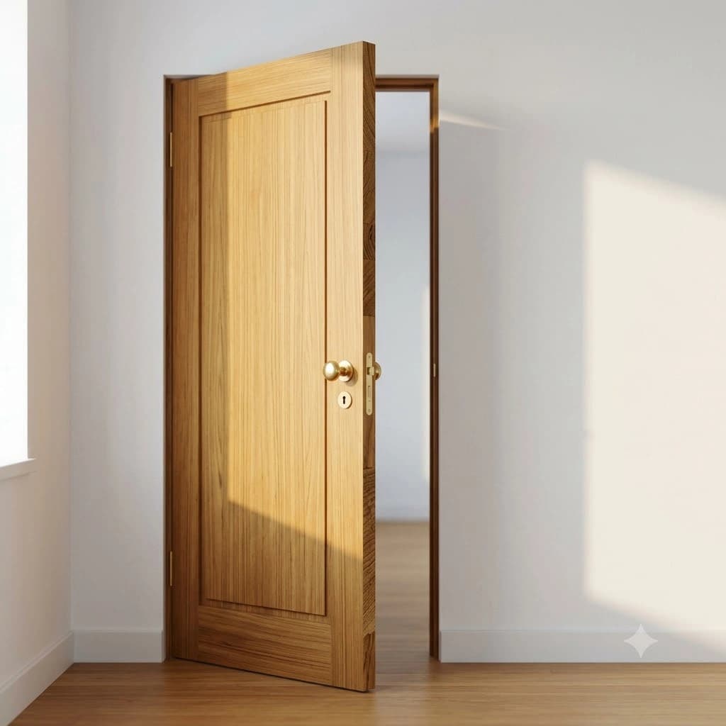 Shegun Teak Interior Door